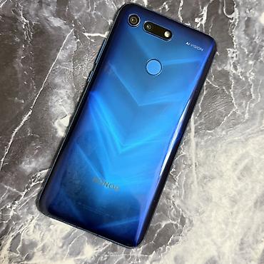 mate 20: Honor View 20, Б/у, 256 ГБ, цвет - Синий, 2 SIM — 1