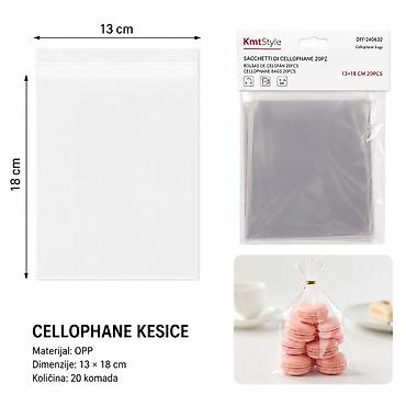 KMT plastična kesa 2406362 Praktične celofan/OPP kesice za