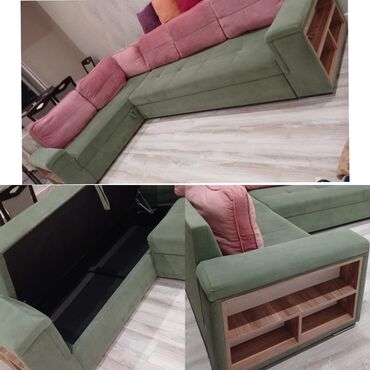 Qonaq otağı dəstləri: Künc divan