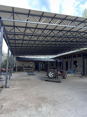children place: Навес, Арочный, Металл, Профнастил, Новый, Установка — 1