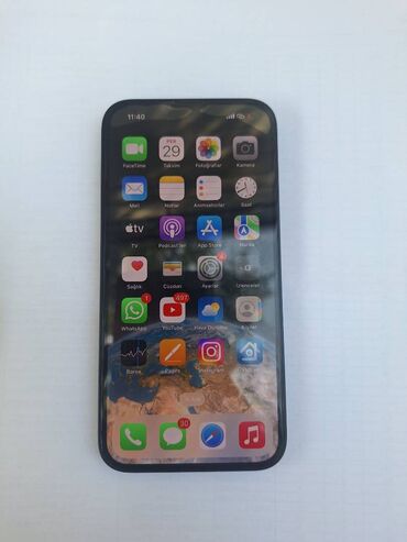 dubayski iphone 14: IPhone 14, 128 GB, Midnight, Barmaq izi, Face ID, Simsiz şarj