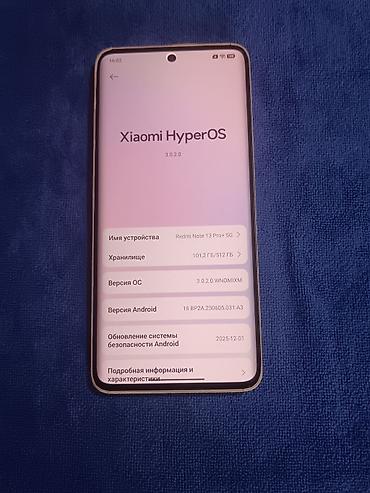 Redmi: Redmi, Redmi Note 13 Pro Plus, Б/у, 512 ГБ, цвет - Черный, 2 SIM — 5