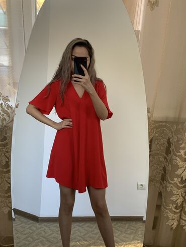rubashka zara kids: Платье от Zara, надевала 1 раз, размер XS-S, подойдет беременяшкам