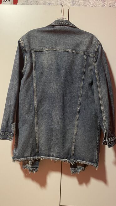 Ostale jakne, kaputi, prsluci: Prolecna teksas jakna/ gornjak, duza forma, nenosena, odgovara za M — 7
