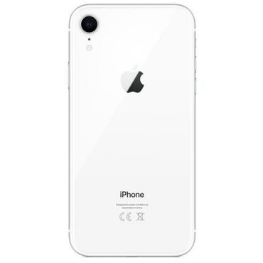 редим 7 а: IPhone Xr, Колдонулган, 128 ГБ, Ак, Заряддоочу түзүлүш, Каптама, 78 %