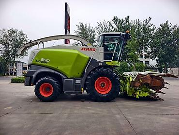jac js6: Кормоуборочный комбайн CLAAS JAGUAR 850 с фронтальной жаткой — 1