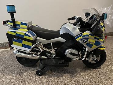 Игрушечный транспорт: Uşaq üçün elektrikli motosiklet – BMW R1200 RT Police stilində - — 6