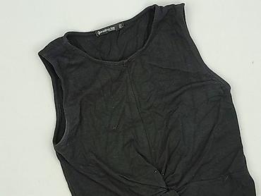 bluzki czarne basic: Stradivarius, Top damski, rozmiar S — 1