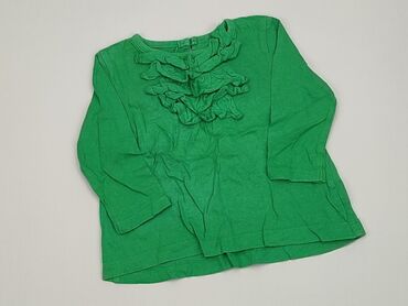 zielona bluzka elegancka: Bluzka, 3-6 m, stan - Dobry