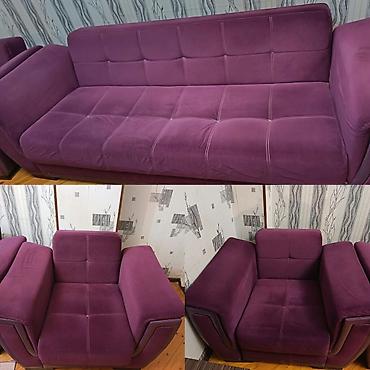 İşlənmiş, Divan, 2 kreslo, Açılan