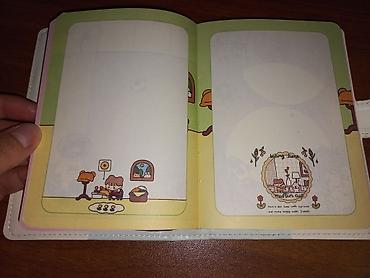 Ofis ləvazimatları: Günlük desti, defderi, qelemi, ve dekoratif lentası — 2