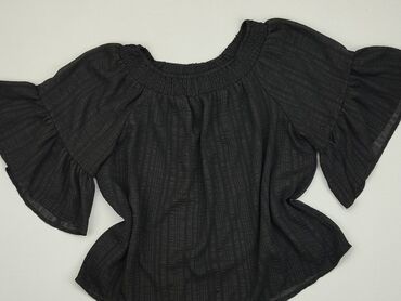 krotka czarne bluzki: Blouse, Only, M (EU 38), condition - Perfect