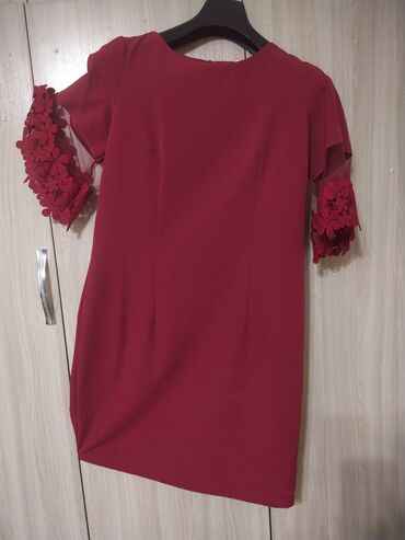 женская одежда вечерние платья: Цвет - Красный