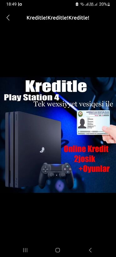 iphone 11 pro max en ucuz: KREDITLE😍ofline nadir tapilan versiya Ps4 pro ofline,4pro,4slim