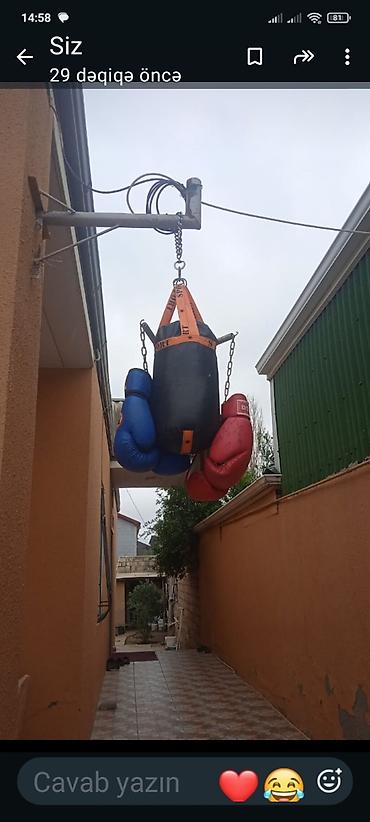 Boks kisələri: Boks dəsti - Asılqanlı boks kisəsi: ağır və sıx dolum, zəncir və — 3