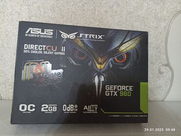 Видеокарты: Видеокарта, Б/у, Asus, GeForce GTX, 2 ГБ, Для ПК