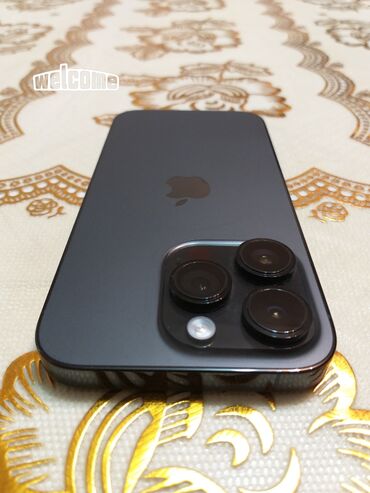 ipone 14: IPhone 14 Pro, Б/у, 256 ГБ, Черный, Защитное стекло, Чехол, 91 %