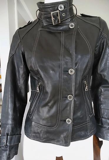 Кожаные куртки: Кожаная куртка, Натуральная кожа, Приталенная модель, M — 2