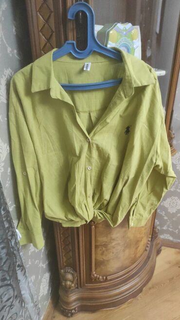 Dəstlər, kostyumlar: Qadın geyim dəsti – 4 məhsul 1) Cins ətək - Tünd mavi denim - Ön — 21