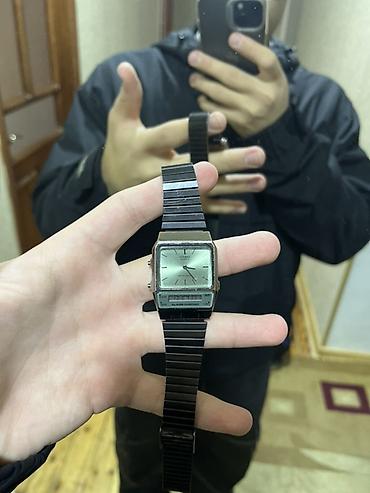 maqnit qolbaqlar: Casio hibrid qol saatı – analoq və rəqəmsal displeyin kombinasiyası — 2