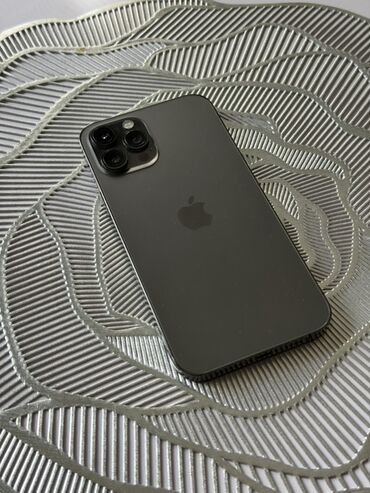 как оформить телефон в рассрочку: IPhone 12 Pro Max, Б/у, 128 ГБ, Черный, Защитное стекло, Чехол, Коробка, 76 %