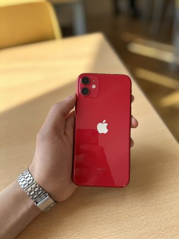 iphone 11 qırmızı: IPhone 11, 128 GB, Qırmızı, Face ID, Sənədlərlə