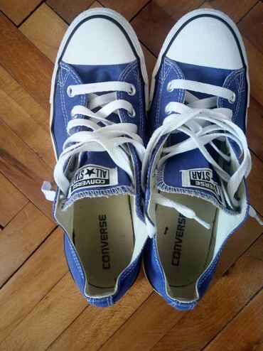 patika cipela kombinacija platno eko koza stiklacmm: Converse, 40, color - Blue