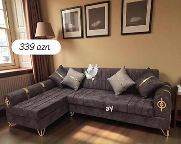 Künc divan, Yeni, Vеlur parça lalafo.az -da Künc divan, Yeni, Vеlur parça