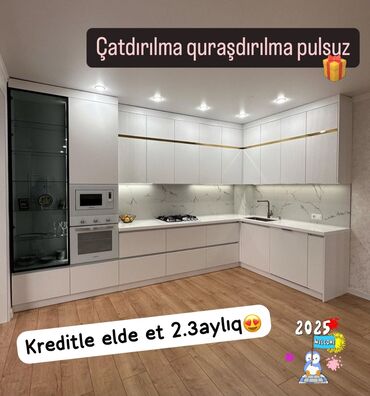 metbex mebelleri ve qiymetleri: 2aylığ kreditlə əldə et😍YENİ Mətbəx mebeli 1999 azn Çatdırılma