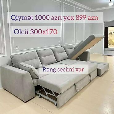 mətbəxt divanı: Künc divan, Yeni, Açılan, Parça, Şəhərdaxili pulsuz çatdırılma — 1