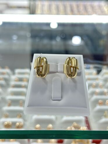 Серьги: Серьги, Проба 585, Без вставки, Женские, Новый — 3