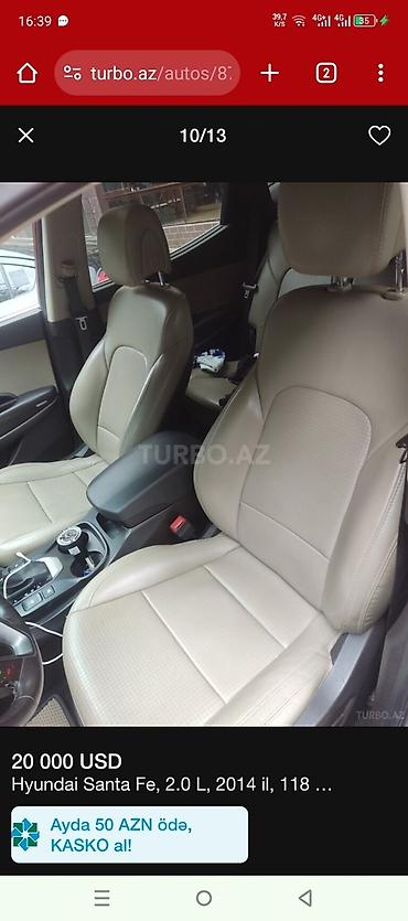 az turbo: Hyundai Santa Fe: 1.9 l | 2014 il Ofrouder/SUV — 9