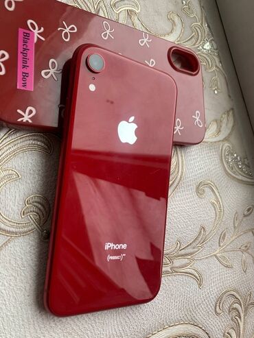iphone 7 plus 128gb бишкек бу: IPhone Xr, Красный, Чехол
