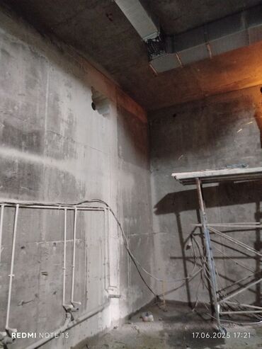 Beton işləri: Səssiz tozsuz səliqəli kəsim. Beton katlavan monolit kubik — 19