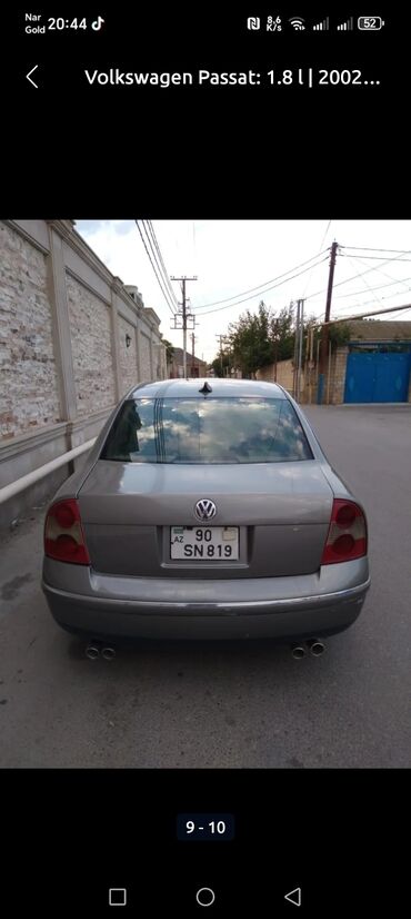 фольксваген пассат 1 8 турбо: Volkswagen Passat: 1.8 л | 2002 г. Седан