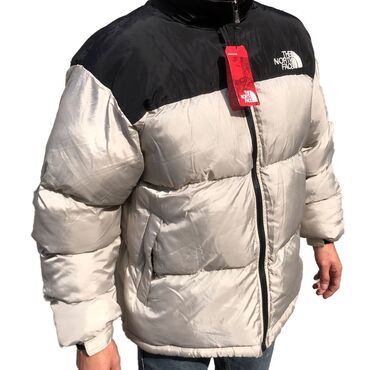 куртка зимняя мужская north face: Куртка M (EU 38), L (EU 40), XL (EU 42), түсү - Кара