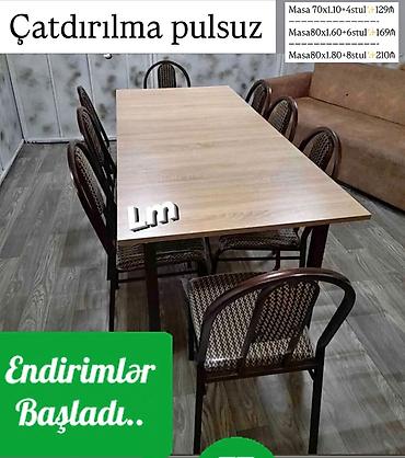 Yemək masası və stul dəstləri - Çatdırılma pulsuz - Endirimlər