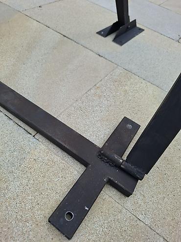 bor masin: Metal parkinq yerinin blokoru (qatlanan) - Material: qalın divarlı — 3