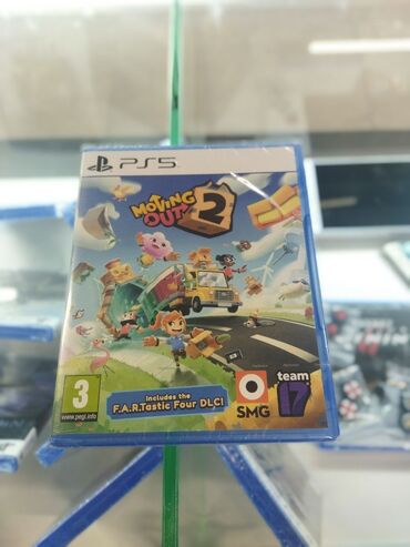 Игры для PlayStation: Игра для PS5: Moving Out 2 - Жанр: кооперативный экшен/пазл о