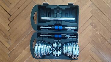 pinoles ručice: York Fitness Chrome Dumbbell Set – 20 kg Komplet hromiranih tegova sa — 2
