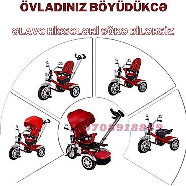 Velosipedlər: Uşaq üçün 3təkərli Velosipet Fənərlər yanır Musiqili işıqlar 1 yaşdan — 2