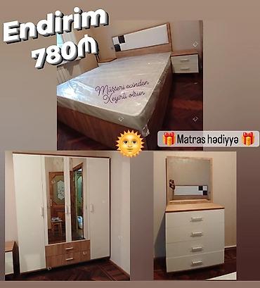 dolab termo: İkinəfərlik çarpayı, Dolab, Termo, 2 tumba, Yeni — 1