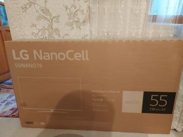 elci televizor qiymetleri: Yeni Televizor LG NanoCell 55" 4K (3840x2160), Ünvandan götürmə