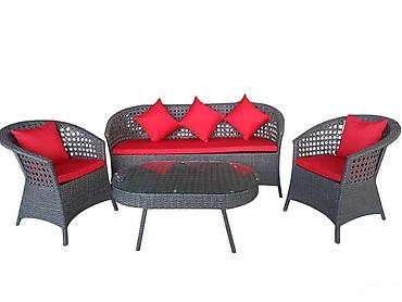 bag divanlari: Divan və kreslolar "Sofiya"Sofiya divan seti ZR0019 "Romaşka divan — 3