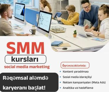 Digər kurslar: SMM kursları və SMM xidməti Rəqəmsal aləmdə karyeranı başlatmaq və ya — 1