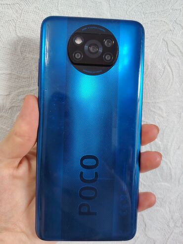 Poco: Poco X3 NFC, 128 GB, rəng - Göy, Düyməli