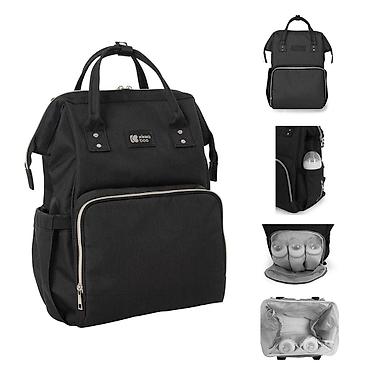 patike br 36: KIKKABOO Torba za mame Siena black/silver – šifra proizvoda: KKB9 - — 2