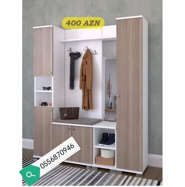 Dolablar: Yeni, Açılan, 2 qapılı Düz dolab, Dəhliz dolabı, Azərbaycan — 16