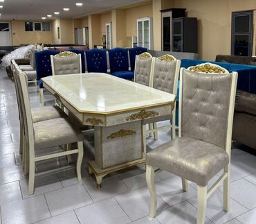 Masa və oturacaq dəstləri: Qonaq otağı üçün, Yeni, Açılmayan, Dördbucaq masa, 6 stul -da lalafo.az — 8 Masa və oturacaq dəstləri: Qonaq otağı üçün, Yeni, Açılmayan, Dördbucaq masa, 6 stul — 8