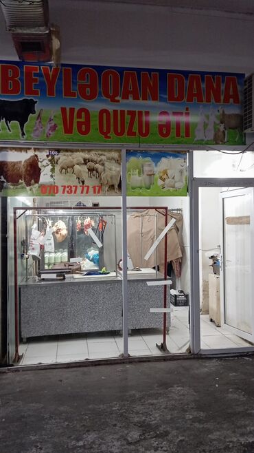Digər mağaza avadanlığı: Salam 1 eded et kötük 1 eded soyuducu 2 qaplı 2024 alınıb 2 ay işlənib